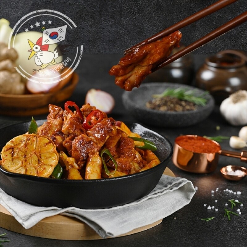 국민닭갈비, 닭갈비, 춘천, 캠핑, 밀키트, 집들이, 방학, 메뉴, 집밥, 무항생제, 국산